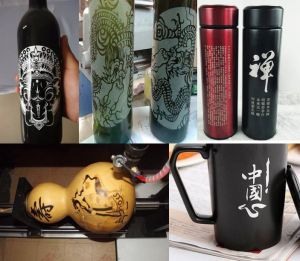 安庆郊区酒瓶葫芦工艺品激光雕刻机
